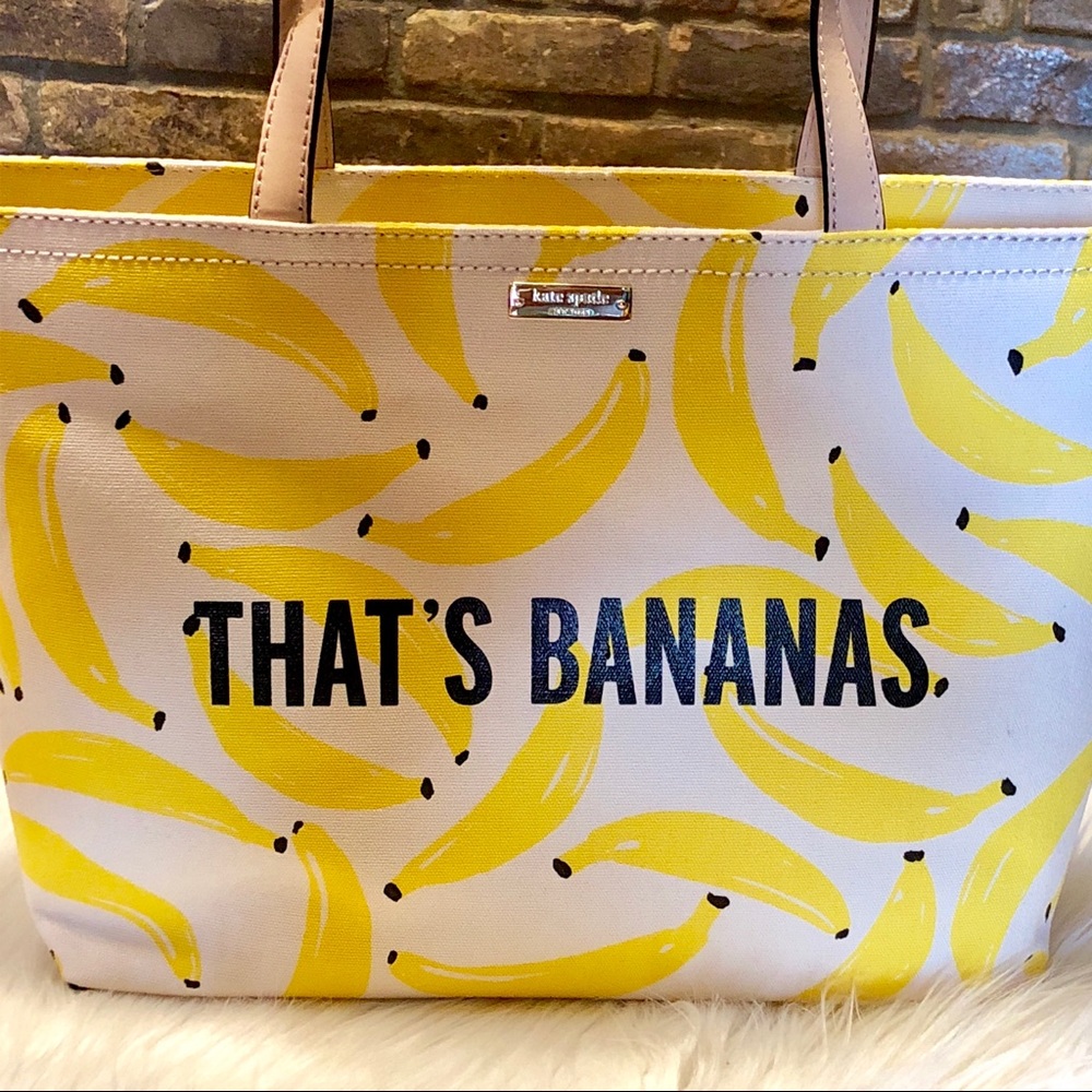 kate spade That’s Bananas Canvas Francis Tote Bag - Picture 3 of 8